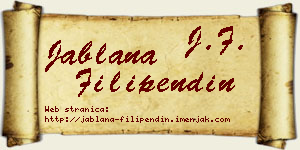 Jablana Filipendin vizit kartica